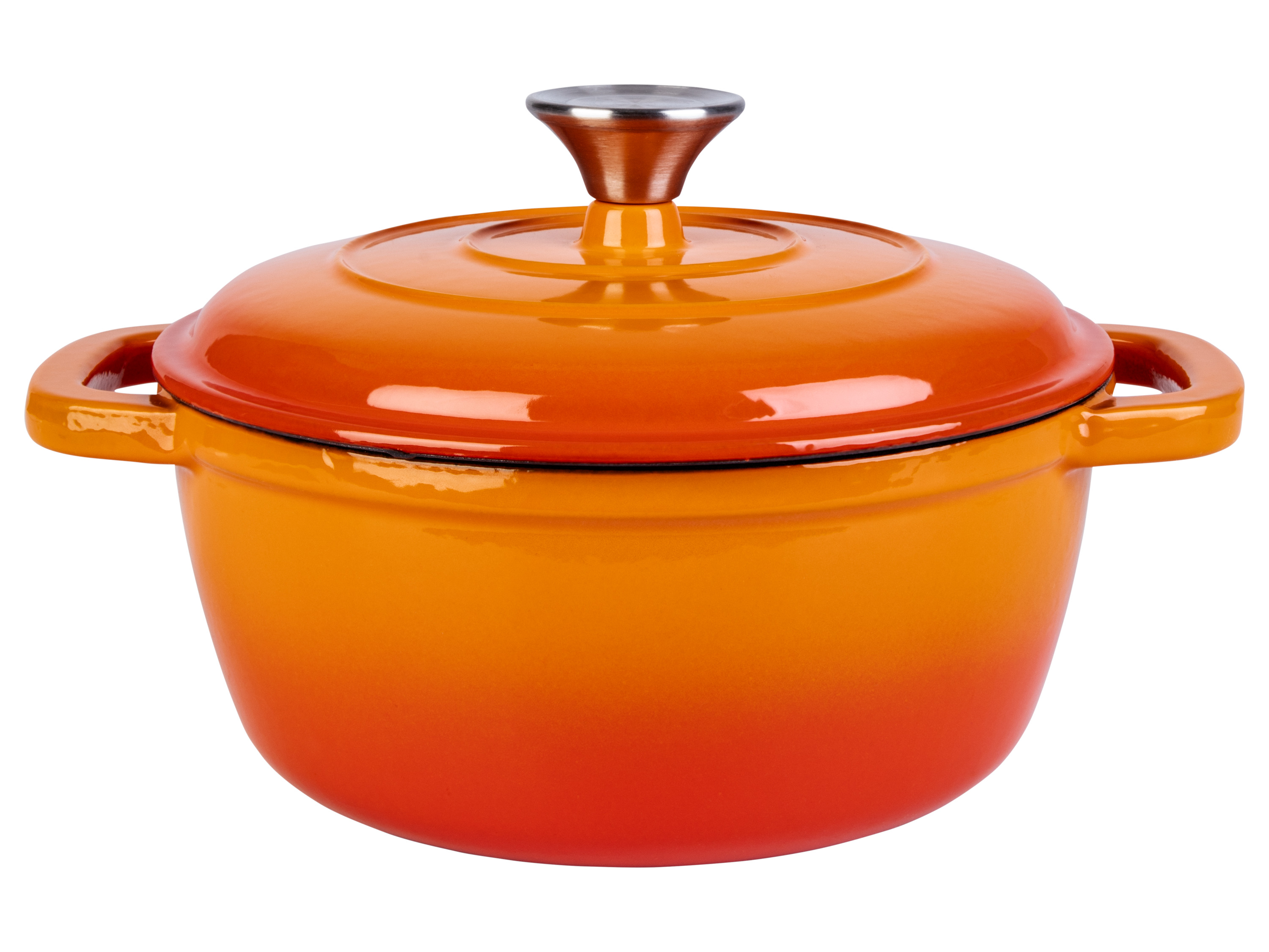 LIVARNO home Gietijzeren pan Ø 21,5 cm (Oranje)