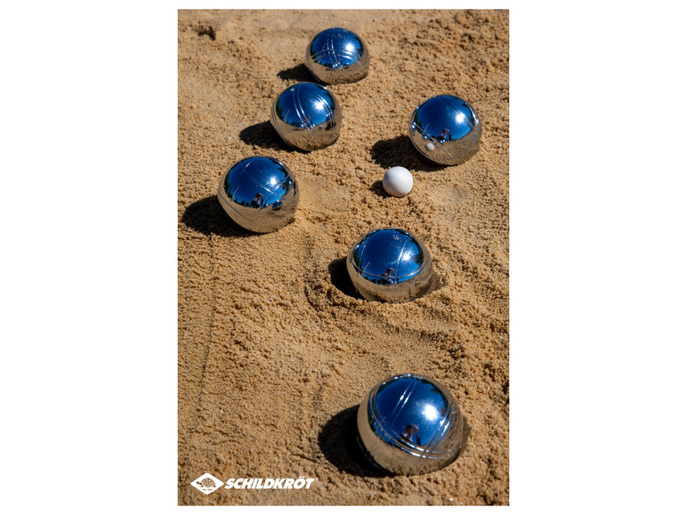 Ga naar volledige schermweergave: Schildkröt Boule / boccia / petanque set staal - afbeelding 3