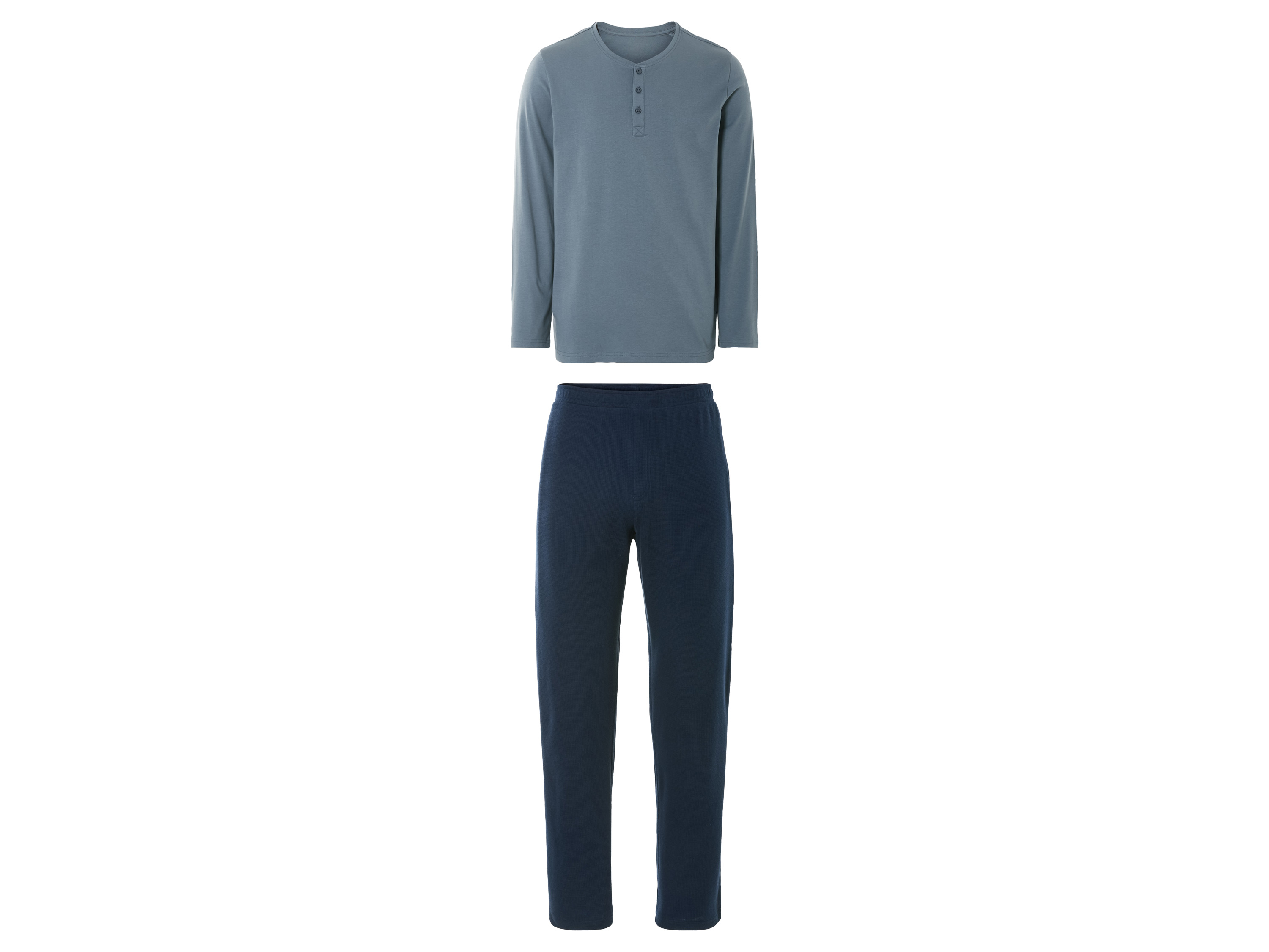 LIVERGY Heren pyjama (L (52/54), Blauw)