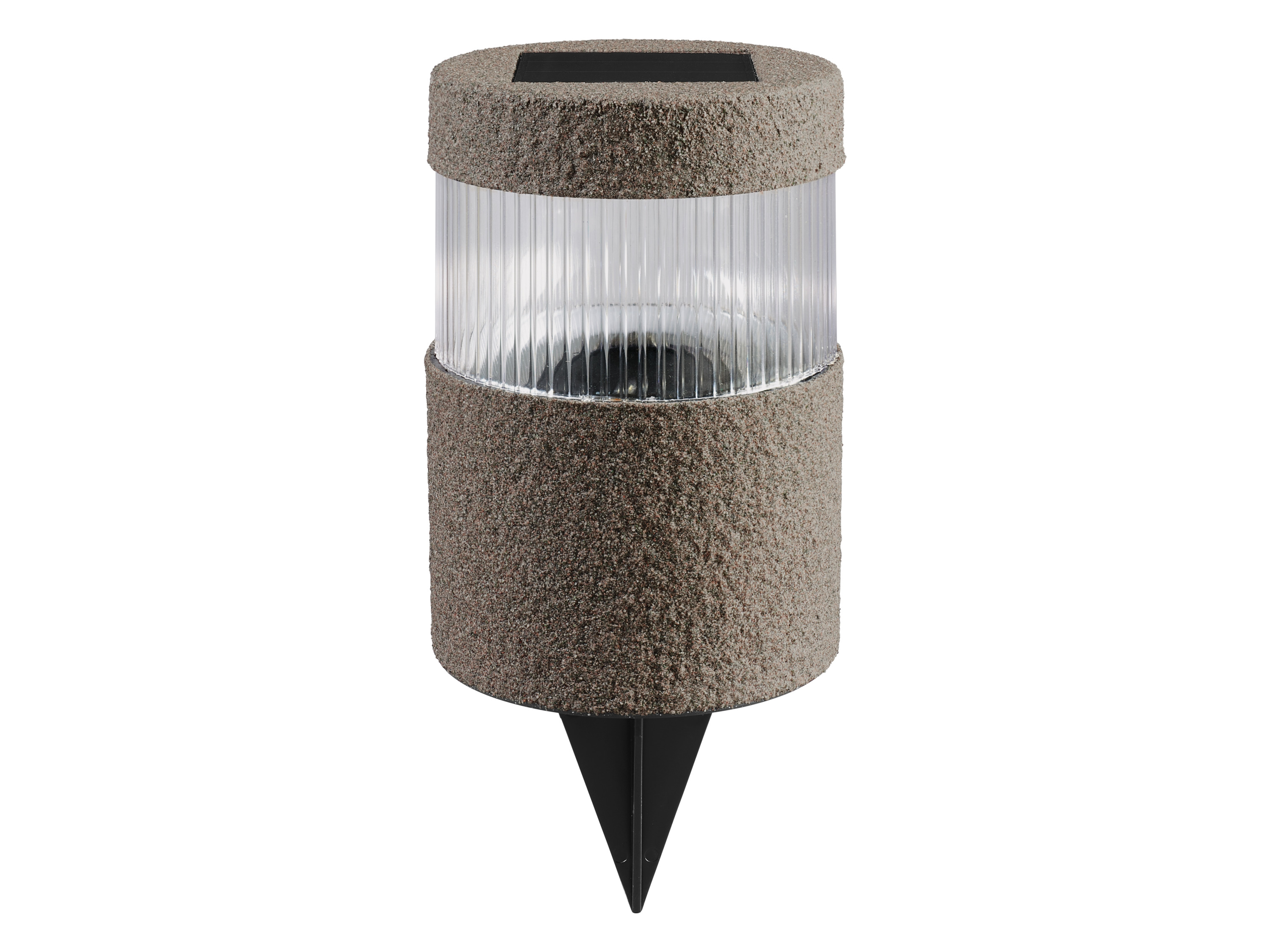 LIVARNO home LED-solarlamp (Rond donkergrijs)