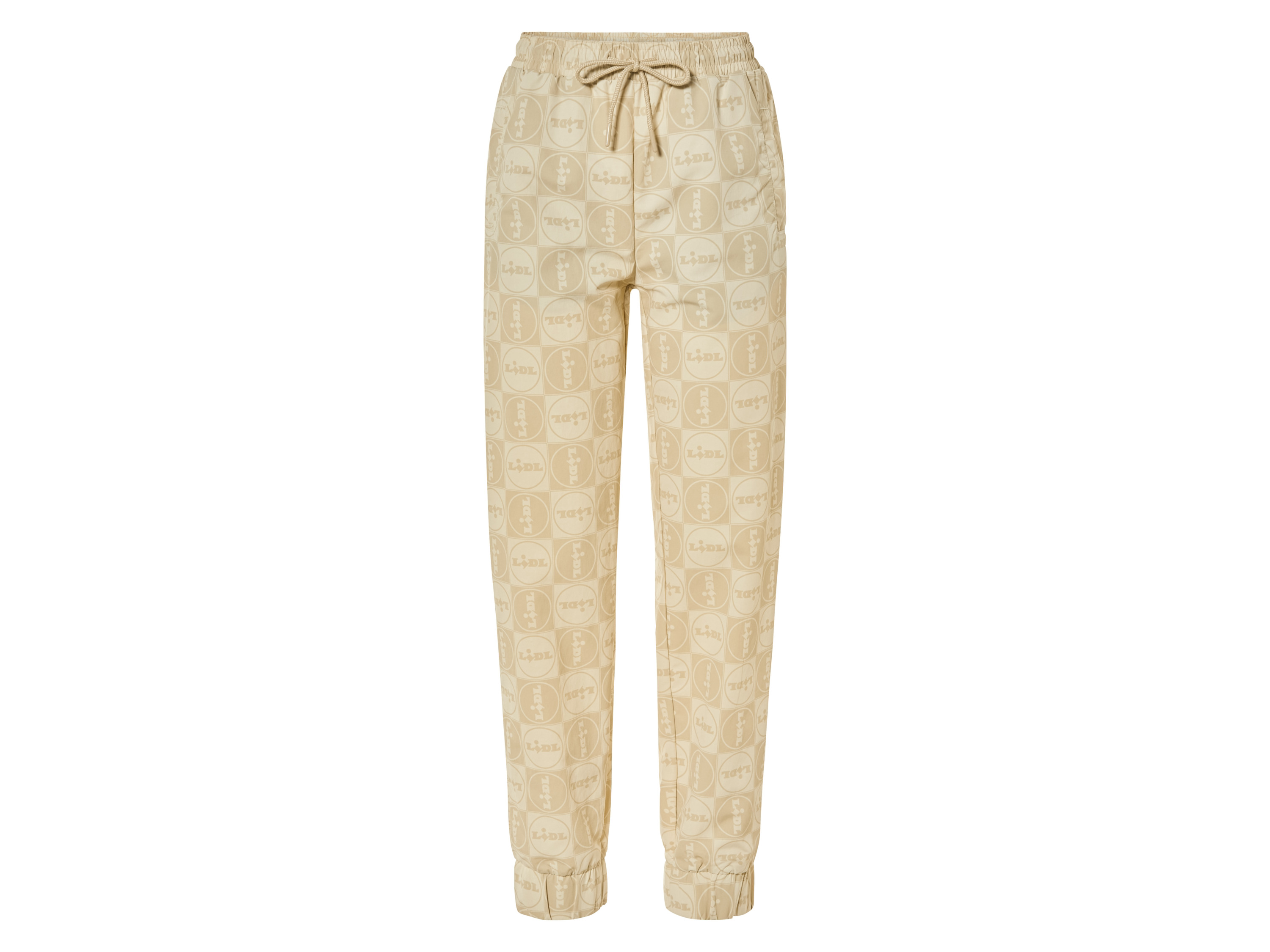 esmara Lidl dames joggingbroek (patroon/beige, S (36-38))