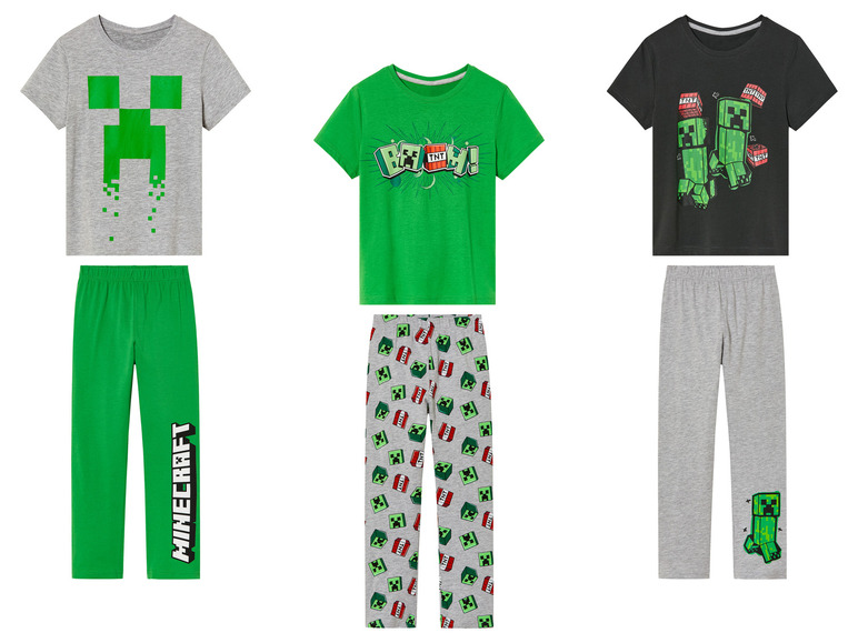 Ga naar volledige schermweergave: Minecraft Kinderen pyjama - afbeelding 1