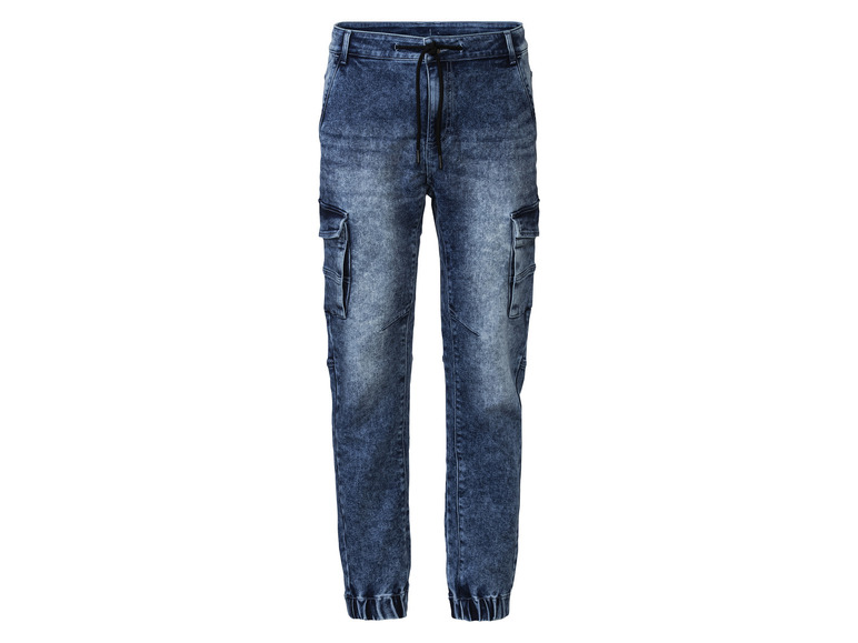 Ga naar volledige schermweergave: LIVERGY® Heren denim joggers - afbeelding 2