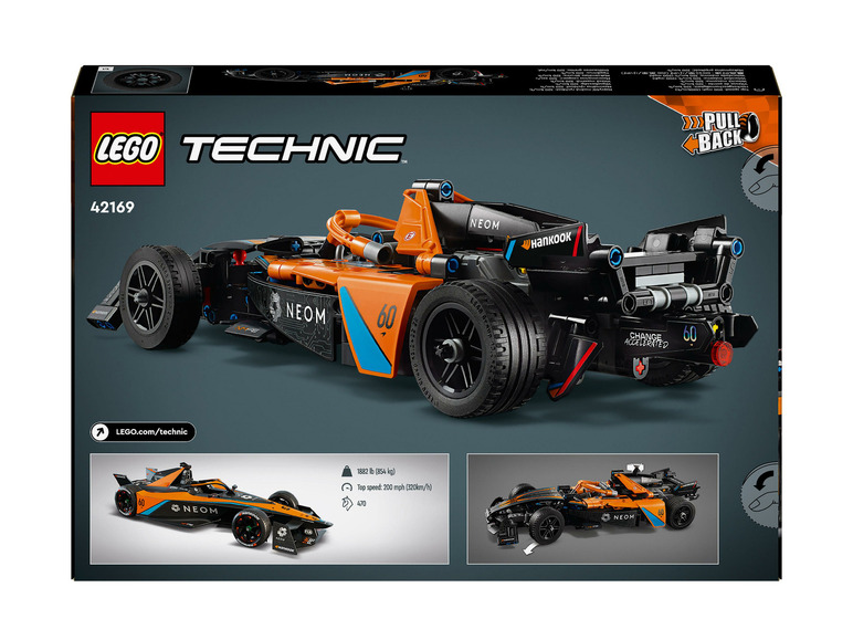 Ga naar volledige schermweergave: LEGO® Technic NEOM McLaren Formula E racewagen 42169 - afbeelding 7