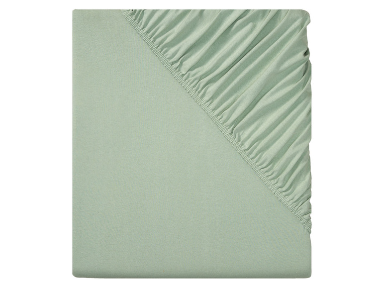 LIVARNO home Jersey hoeslaken 90-100 x 200 cm (Groen)