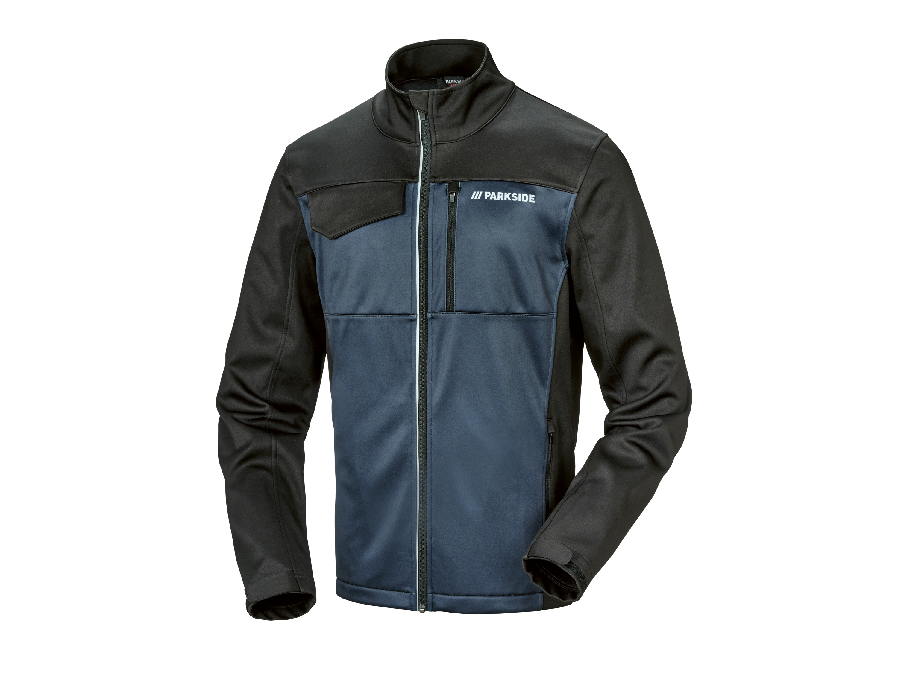 PARKSIDE PERFORMANCE Heren softshell werkjas (Blauw/zwart, L (52/54))