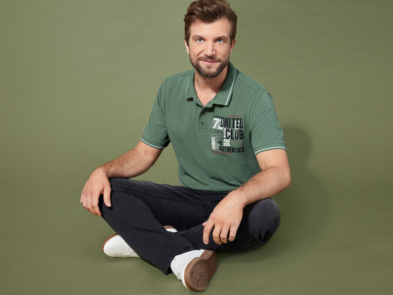 Ga naar volledige schermweergave: LIVERGY® Poloshirt voor heren - afbeelding 7