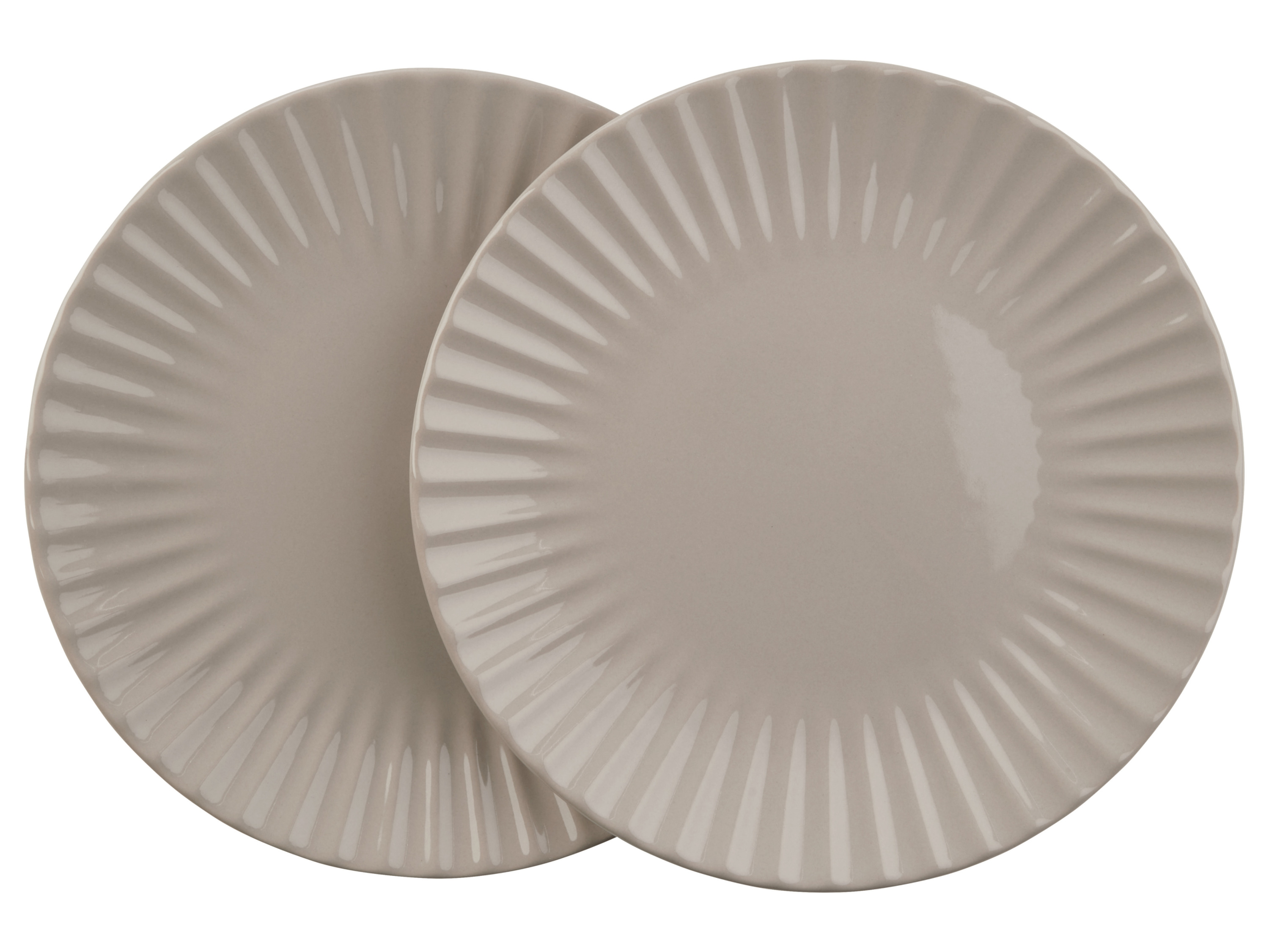 LIVARNO home Servies 2-delig (Borden, Beige)