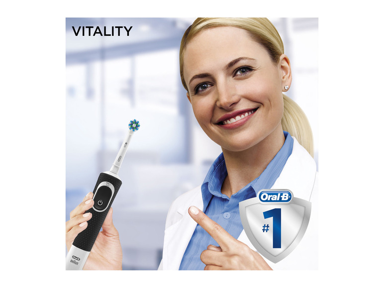 Ga naar volledige schermweergave: Oral-B CrossAction Elektrische tandenborstel Vitality100 - afbeelding 2