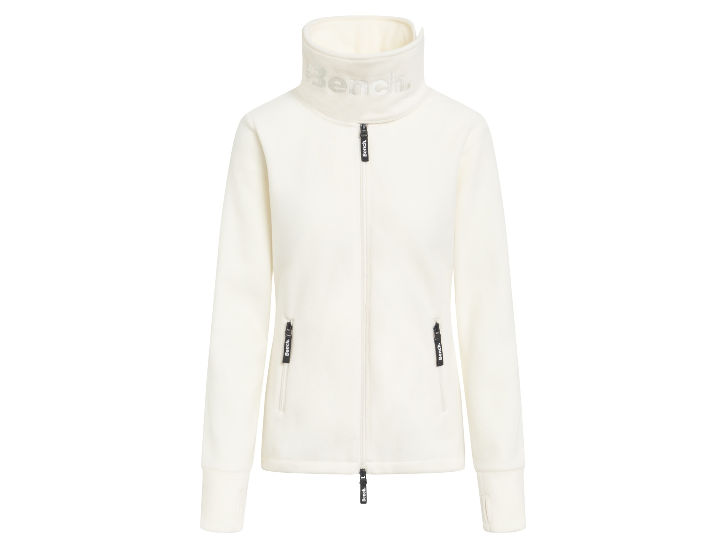 BENCH Dames fleecejack (40 (M), Beige)