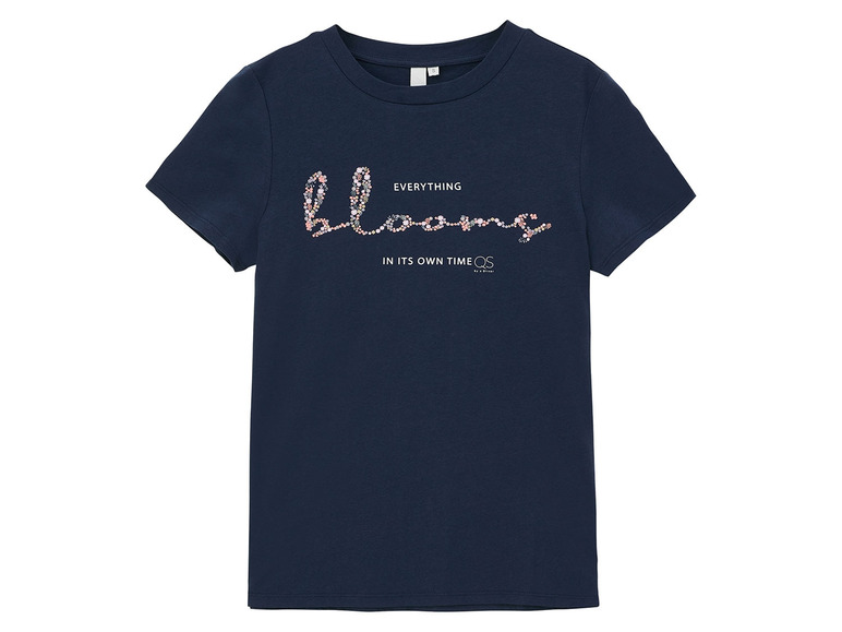 QS by s.Oliver Dames t-shirt (L, Donkerblauw)
