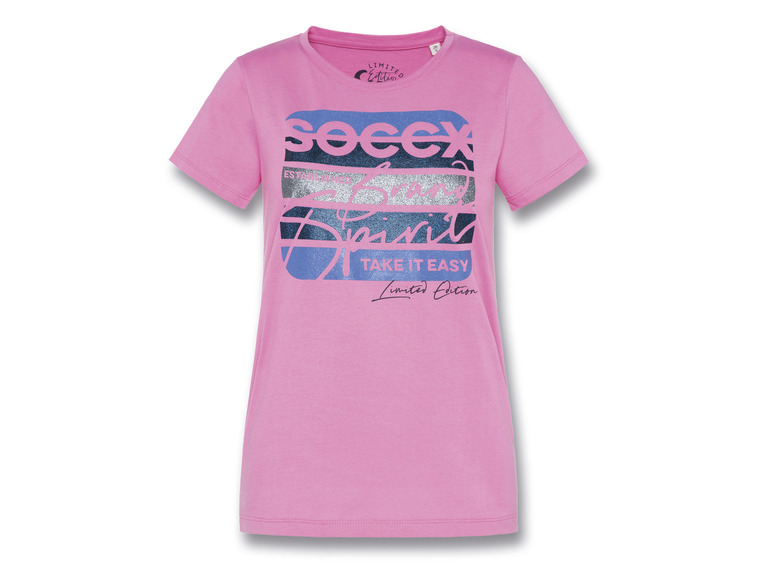 Soccx Dames t-shirt (XXL, Roze)