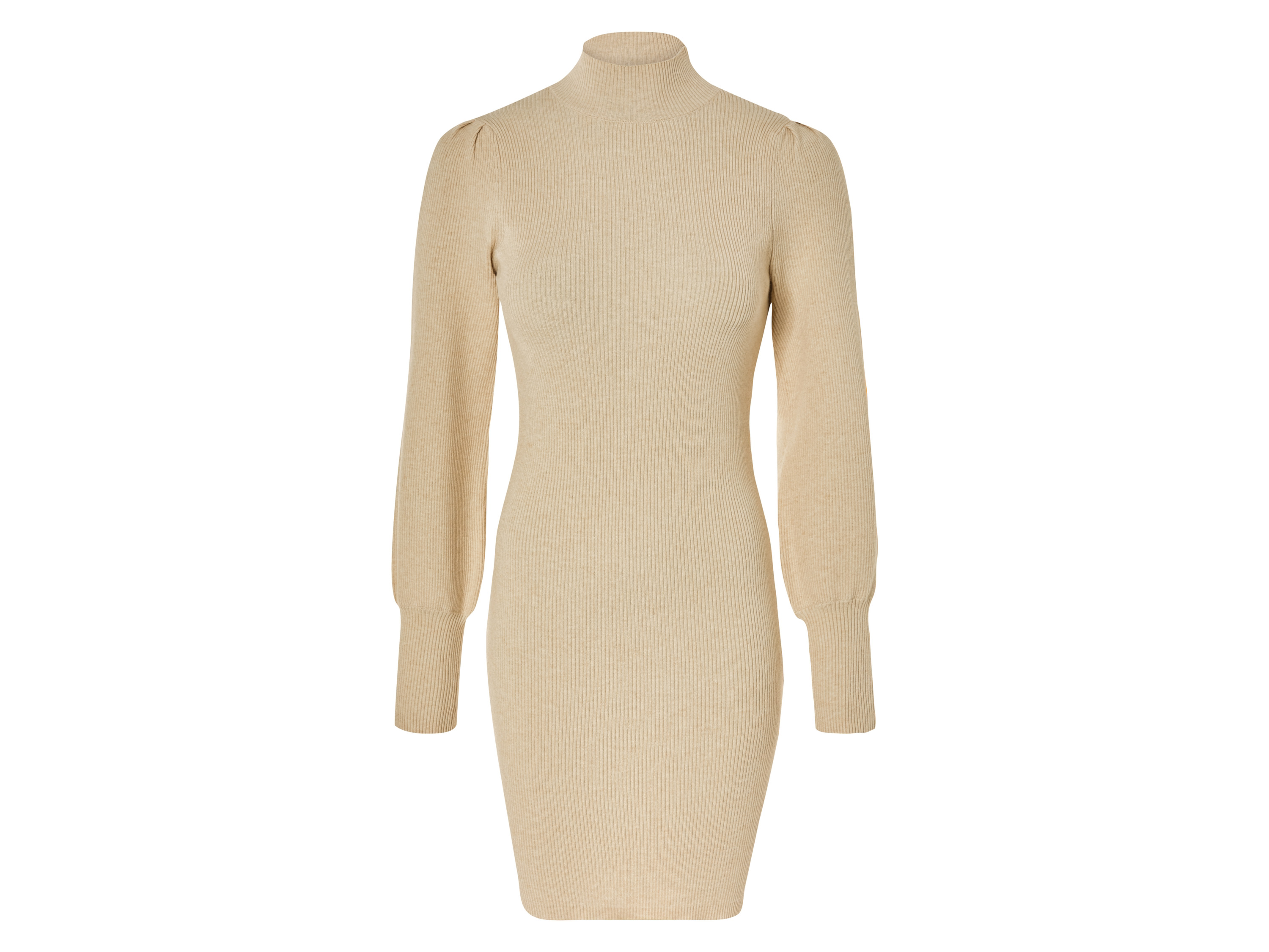 esmara Gebreide dames jurk (M (40/42), Beige)