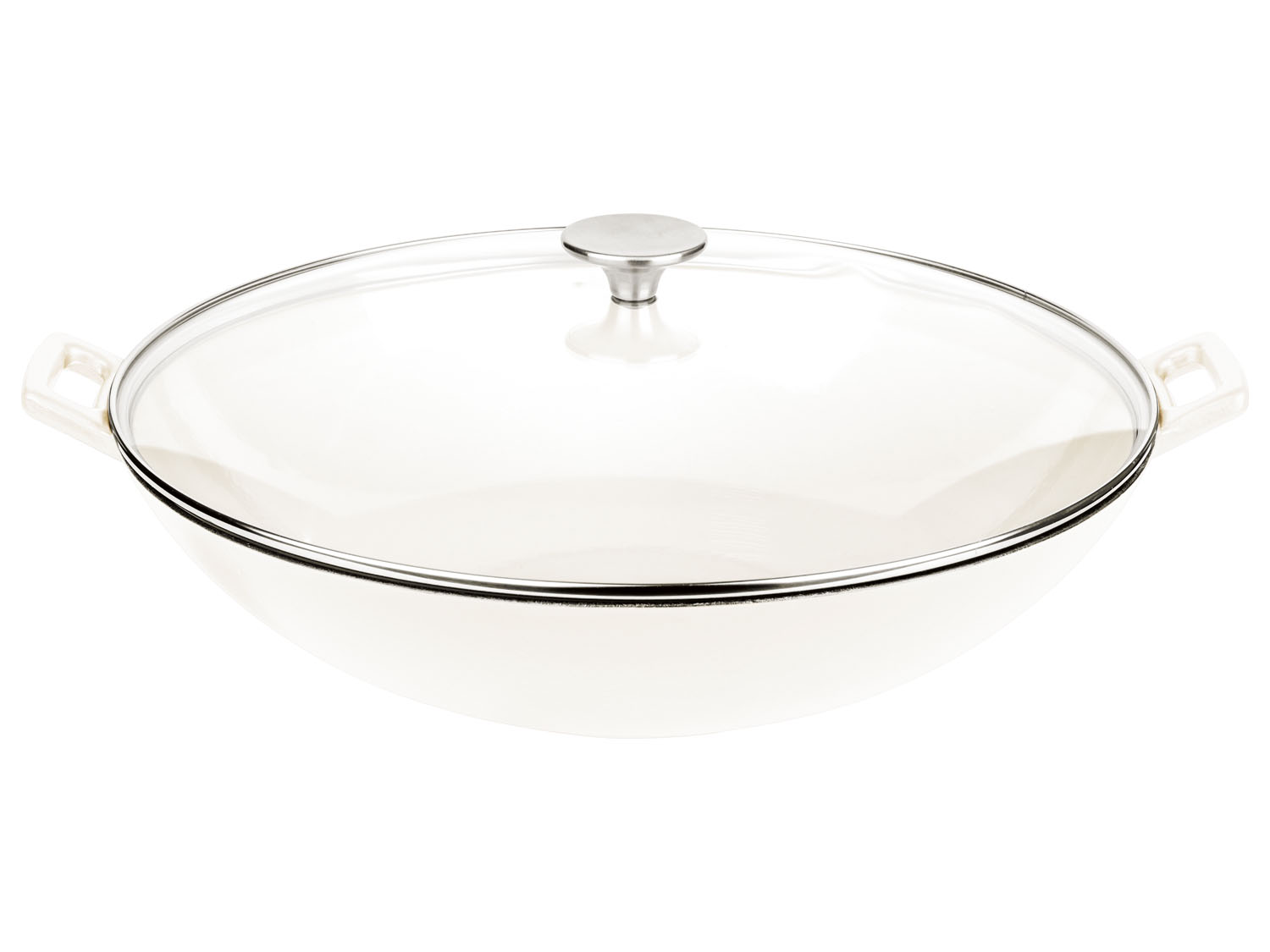 GSW Gietijzeren wok, Ø 36 cm (Wit)