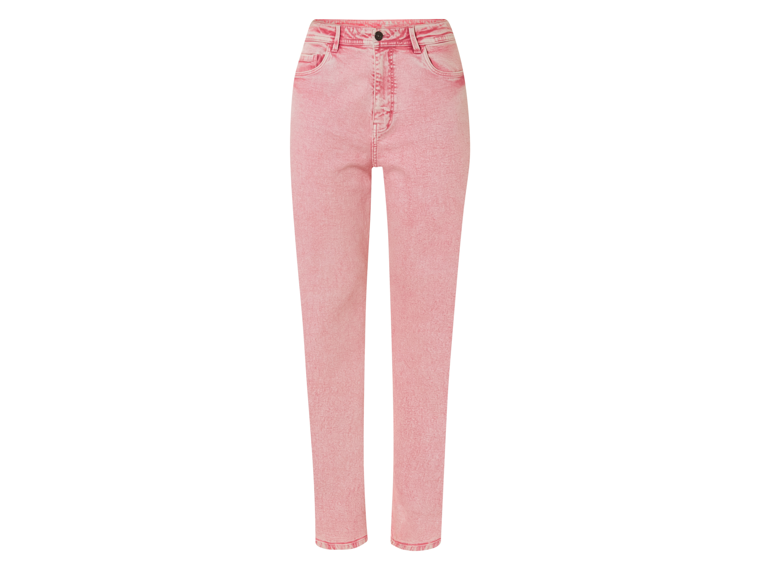 esmara Dames Jeans Straight Fit (46, Lichtroze)