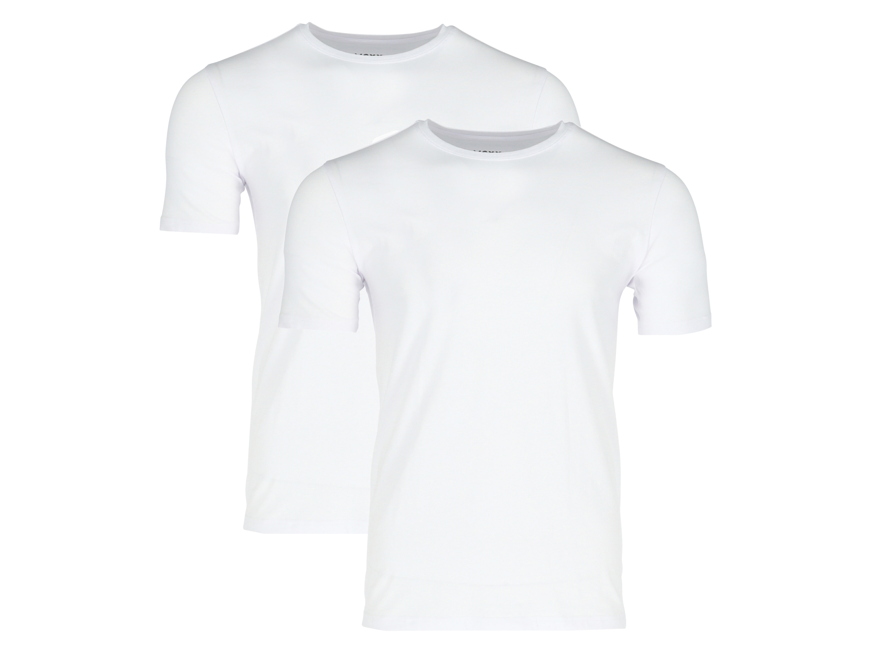 MEXX 2 paar heren T-shirts (Wit, L, Ronde halslijn)