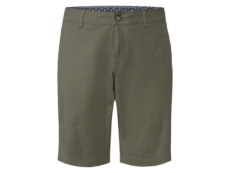 Heren shorts (48, Olijfgroen)