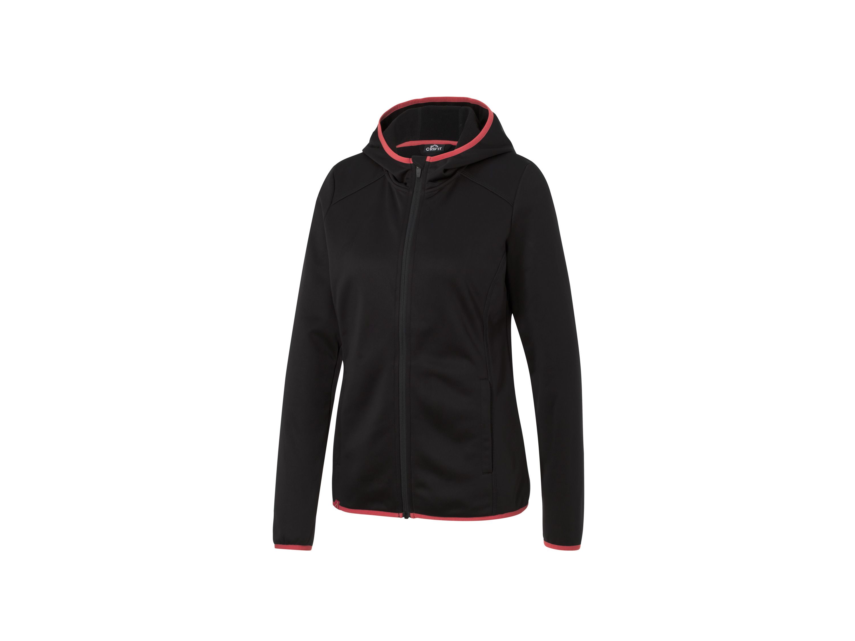 CRIVIT Dames thermo jas (XS (32/34), Zwart)