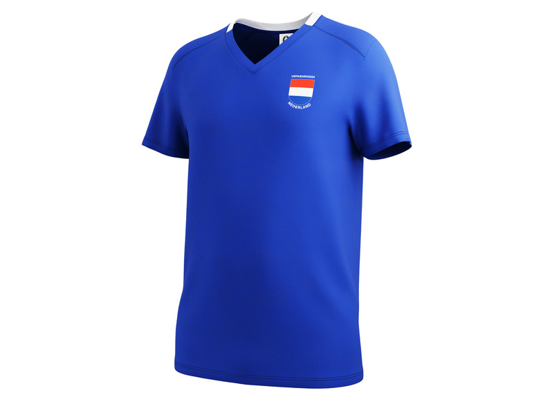 Heren voetbalshirt UEFA EURO 2024 (XL (56/58), Blauw)