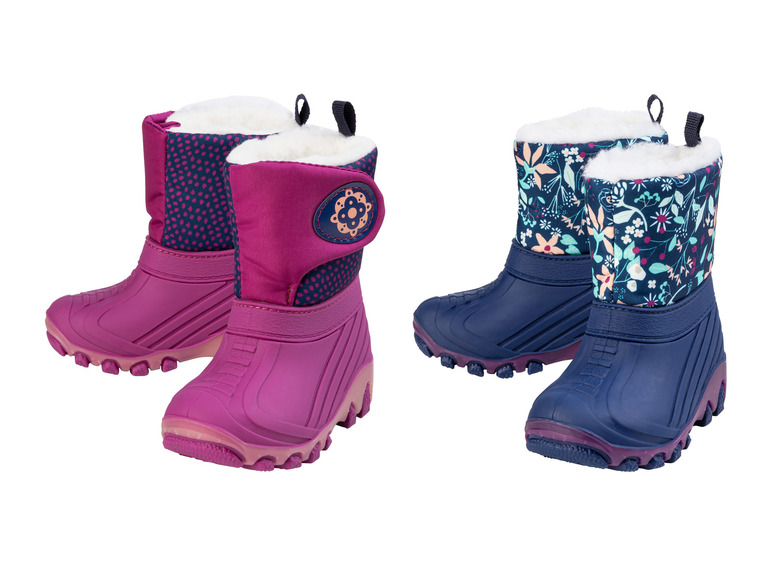 Ga naar volledige schermweergave: lupilu® Meisjes snowboots met LED-licht - afbeelding 1