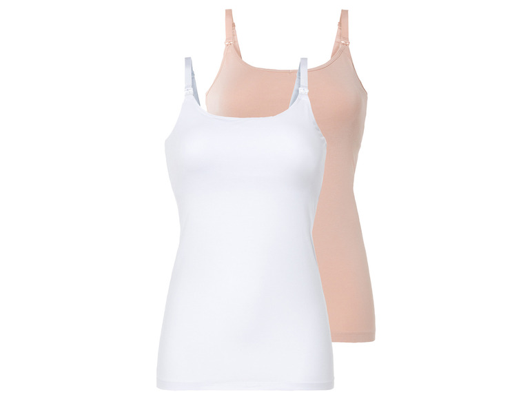 Ga naar volledige schermweergave: esmara® 2 dames voedings-tops - afbeelding 2