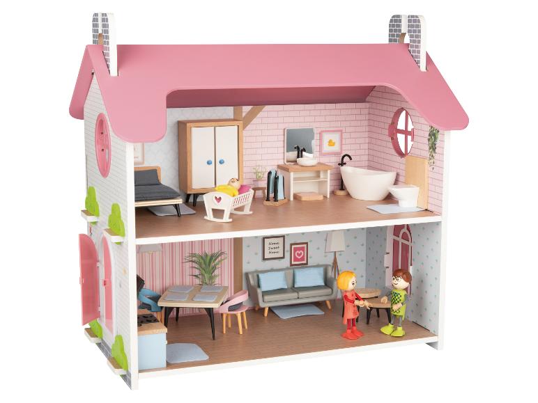 Ga naar volledige schermweergave: Playtive Houten poppenhuis - afbeelding 2