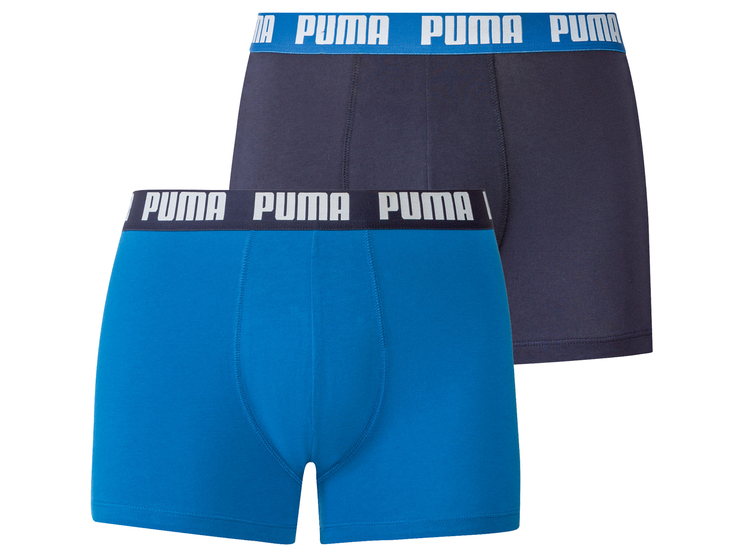 Puma 2 herenboxers (L, Blauw)