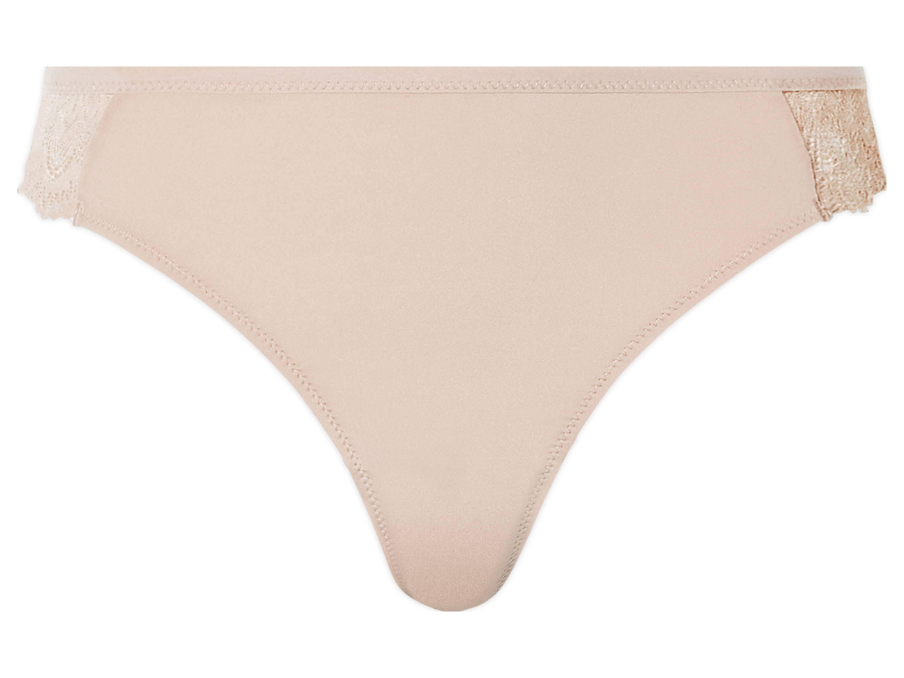 esmara Dames strings 2 stuks (L (44/46), Beige)