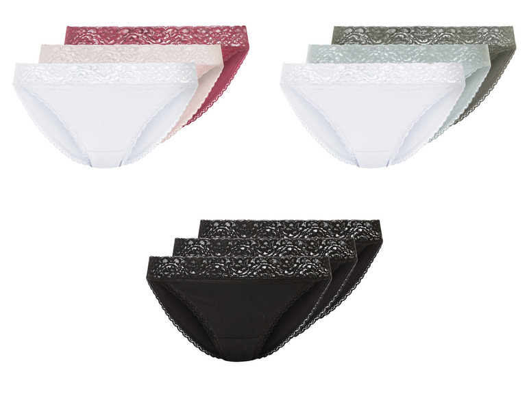 Ga naar volledige schermweergave: esmara® 3 dames-slips - afbeelding 1