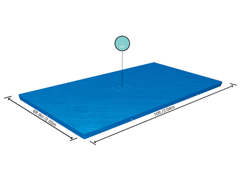 Ga naar volledige schermweergave: Bestway PE-afdekzeil 304 x 205 cm - afbeelding 4