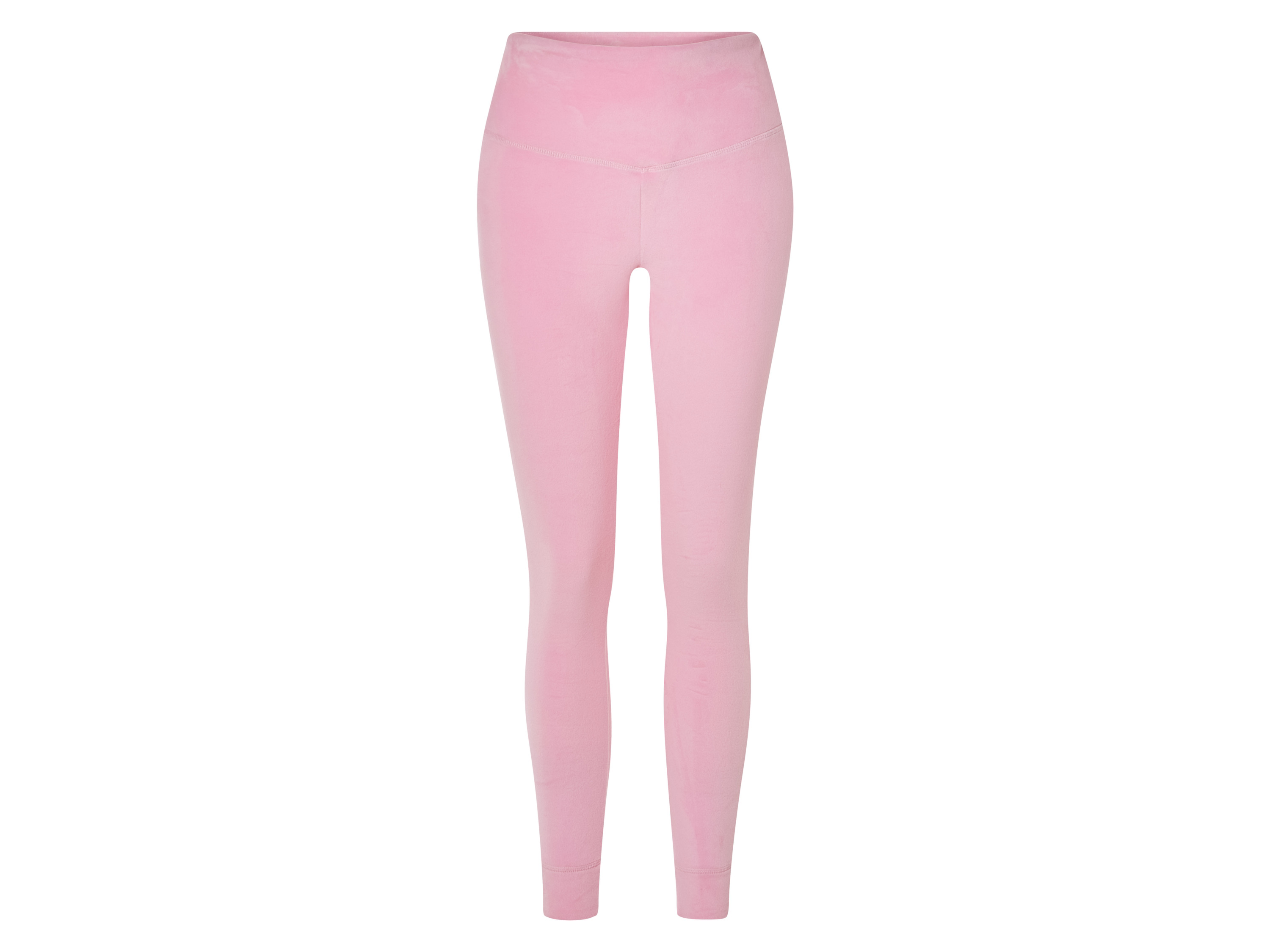 esmara Dames velours legging (S (36-38), Roze)