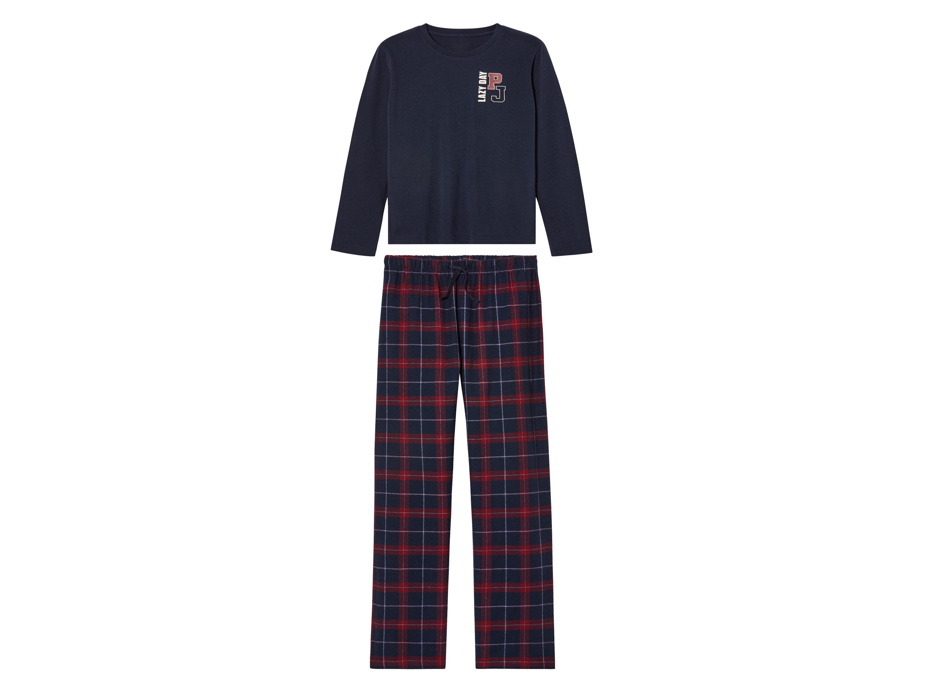 pepperts! Kinder fleece pyjamabroek (146/152, Marineblauw)