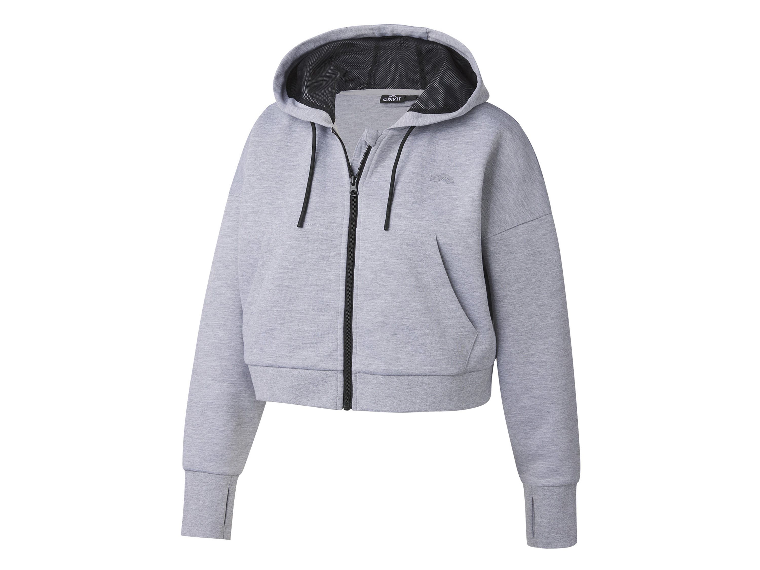 CRIVIT Dames sweatjack (L (44/46), Grijs)