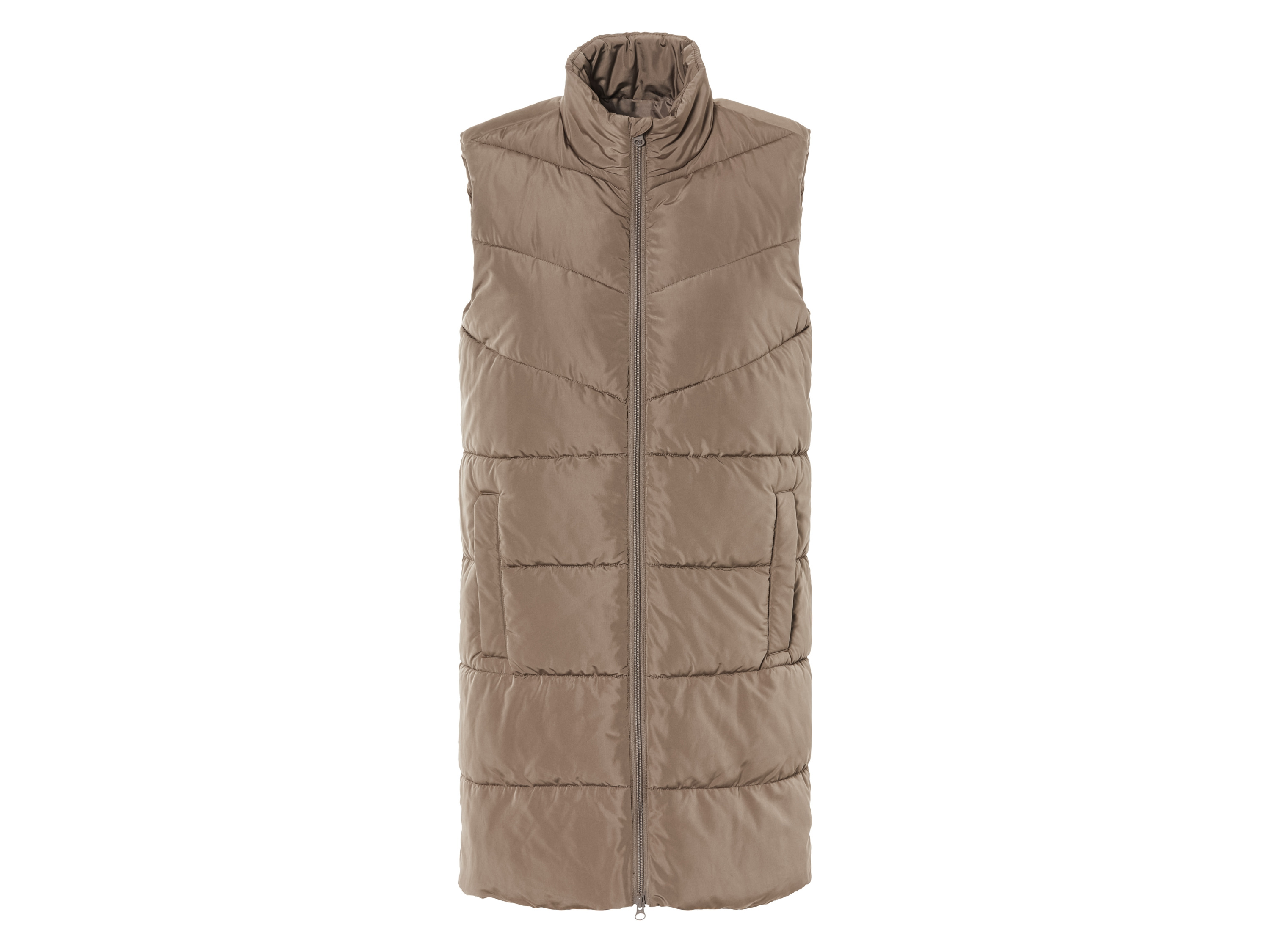 esmara Lange dames bodywarmer (XS (32-34), Bruin)