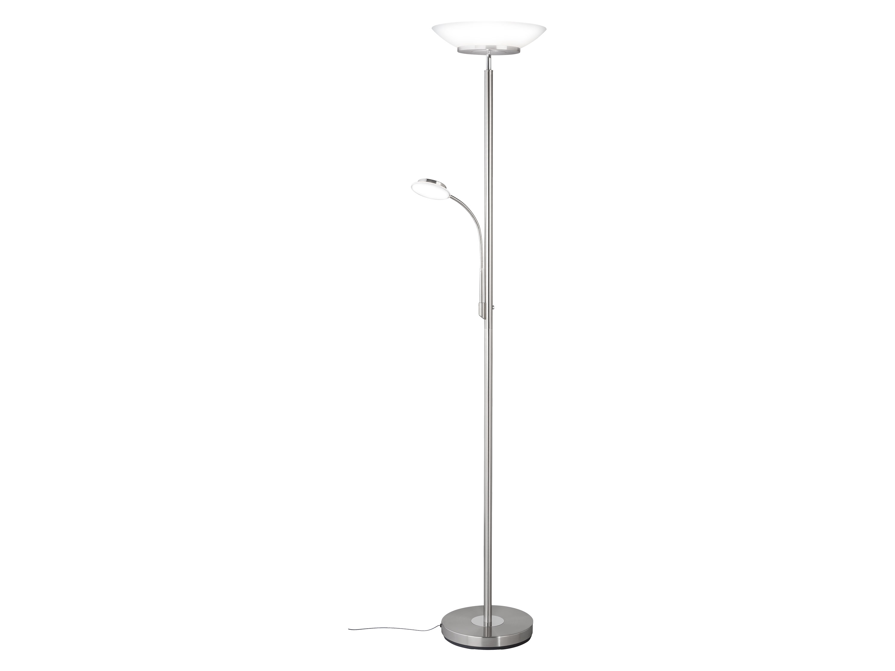 LIVARNO home LED staande lamp met leeslamp