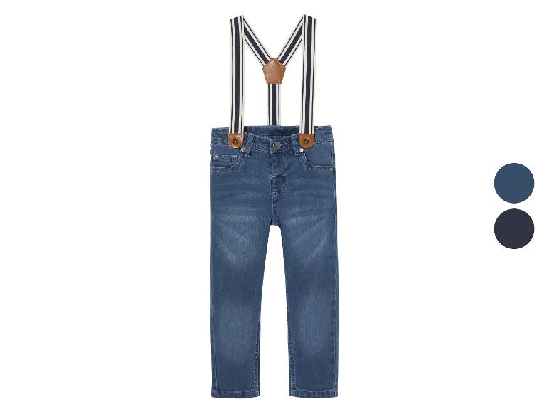 Ga naar volledige schermweergave: lupilu® Jongens Jeans Slim Fit met Bretels - afbeelding 1