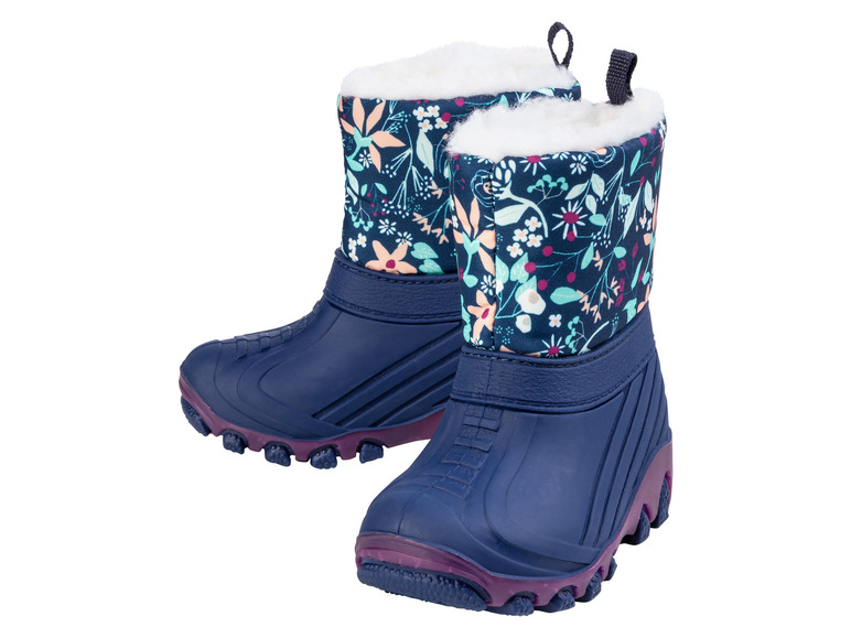 Ga naar volledige schermweergave: lupilu® Meisjes snowboots met LED-licht - afbeelding 2