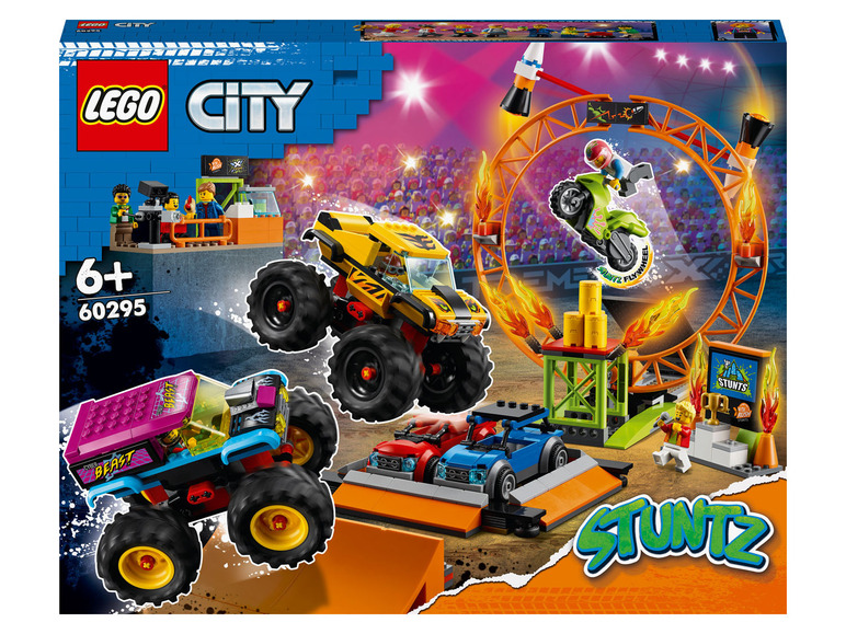 Ga naar volledige schermweergave: LEGO® City Stuntshow Arena - afbeelding 1