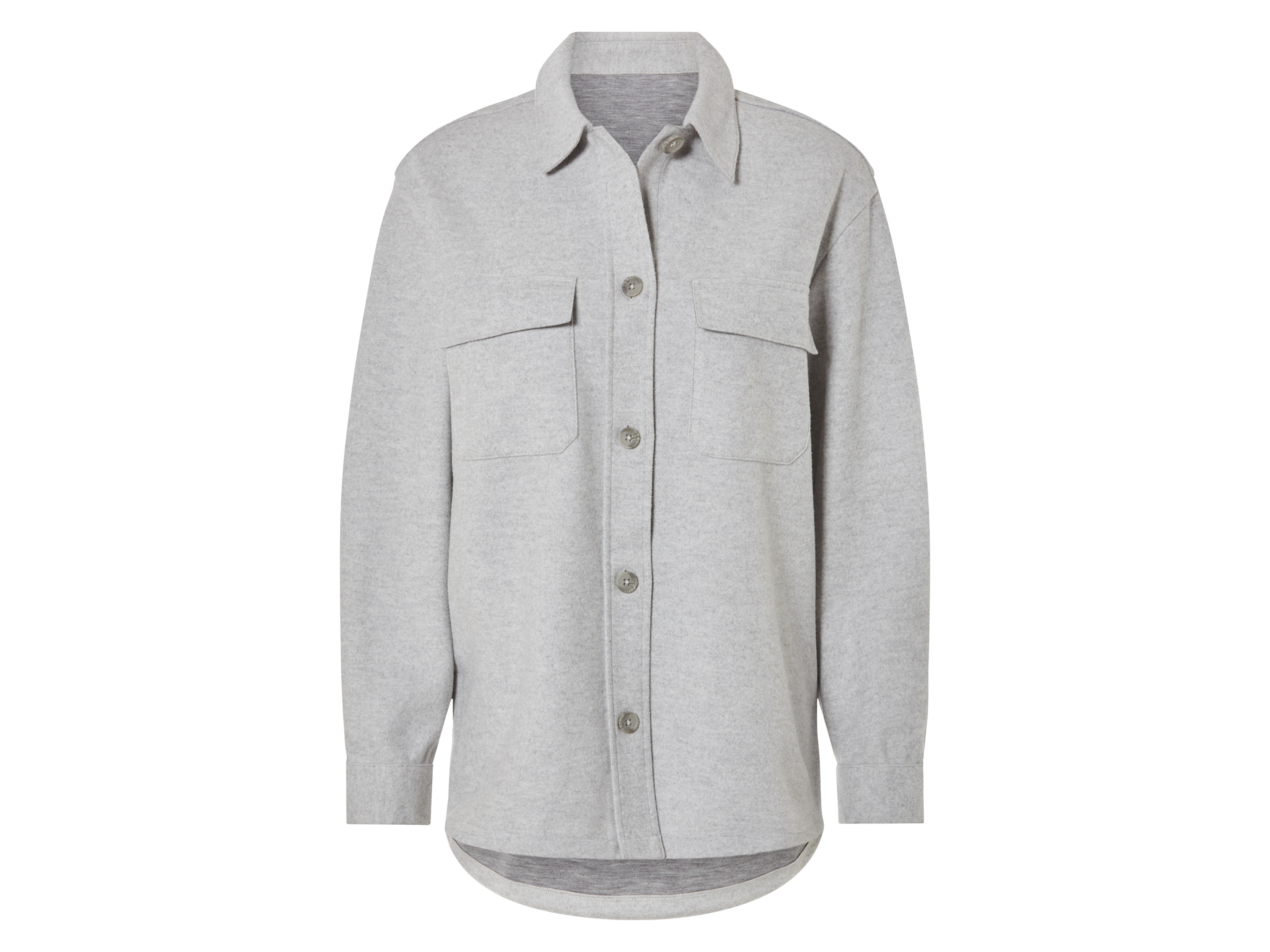 esmara Dames overshirt (L(44/46), Grijs)