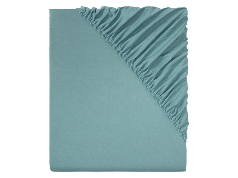 LIVARNO home Jersey hoeslaken 180-200x200cm (Turquoise)
