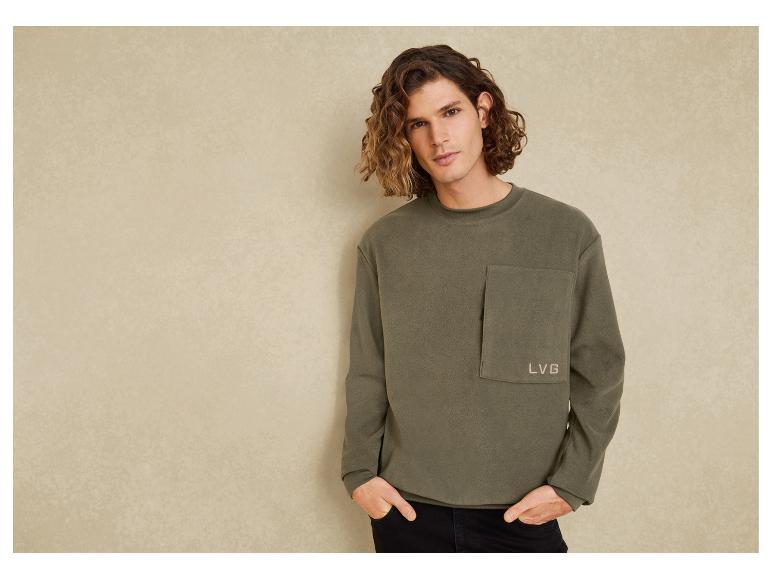 Ga naar volledige schermweergave: LIVERGY® Heren fleece sweater - afbeelding 7