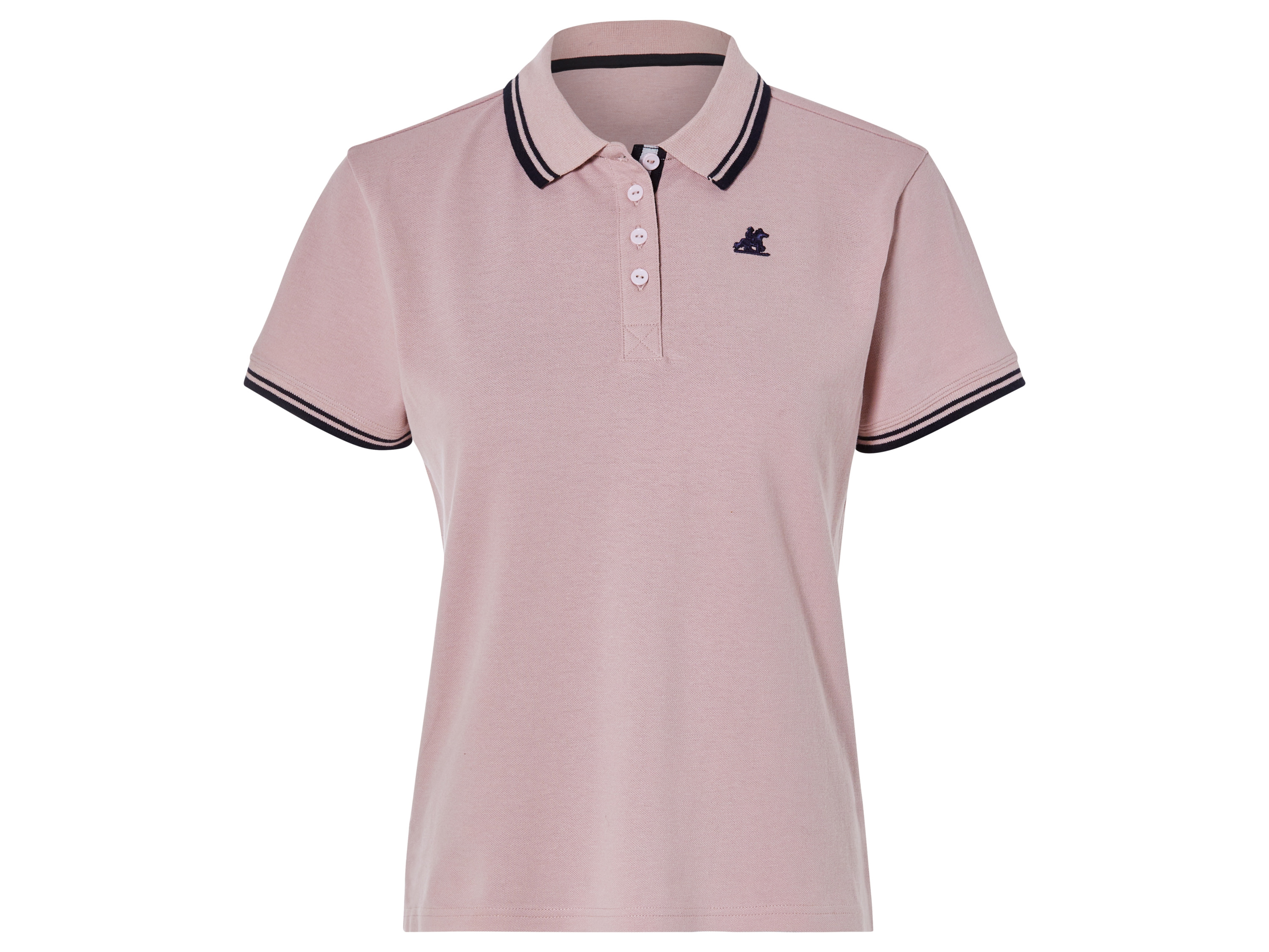 esmara Dames poloshirt (L (44/46), Lichtroze)