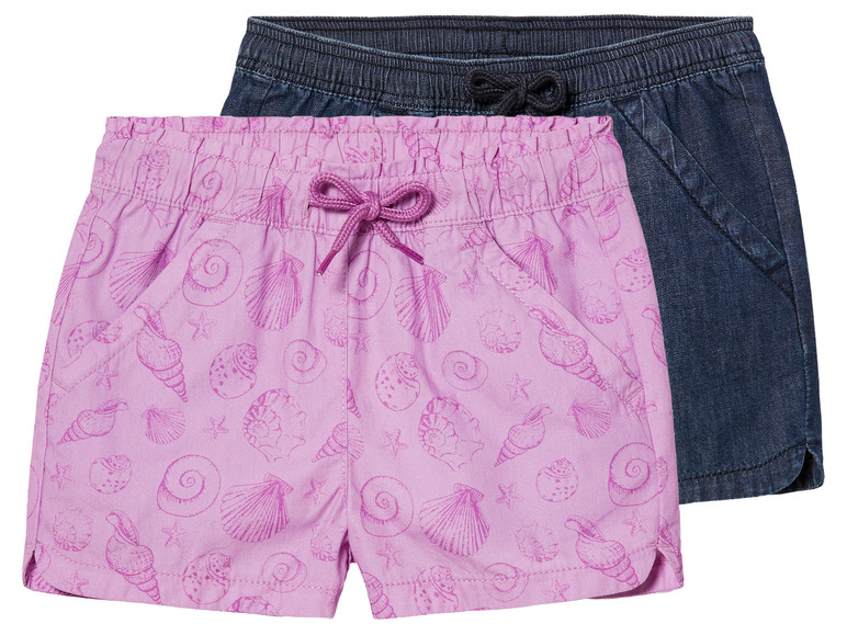 Ga naar volledige schermweergave: lupilu® 2 meisjes shorts - afbeelding 8