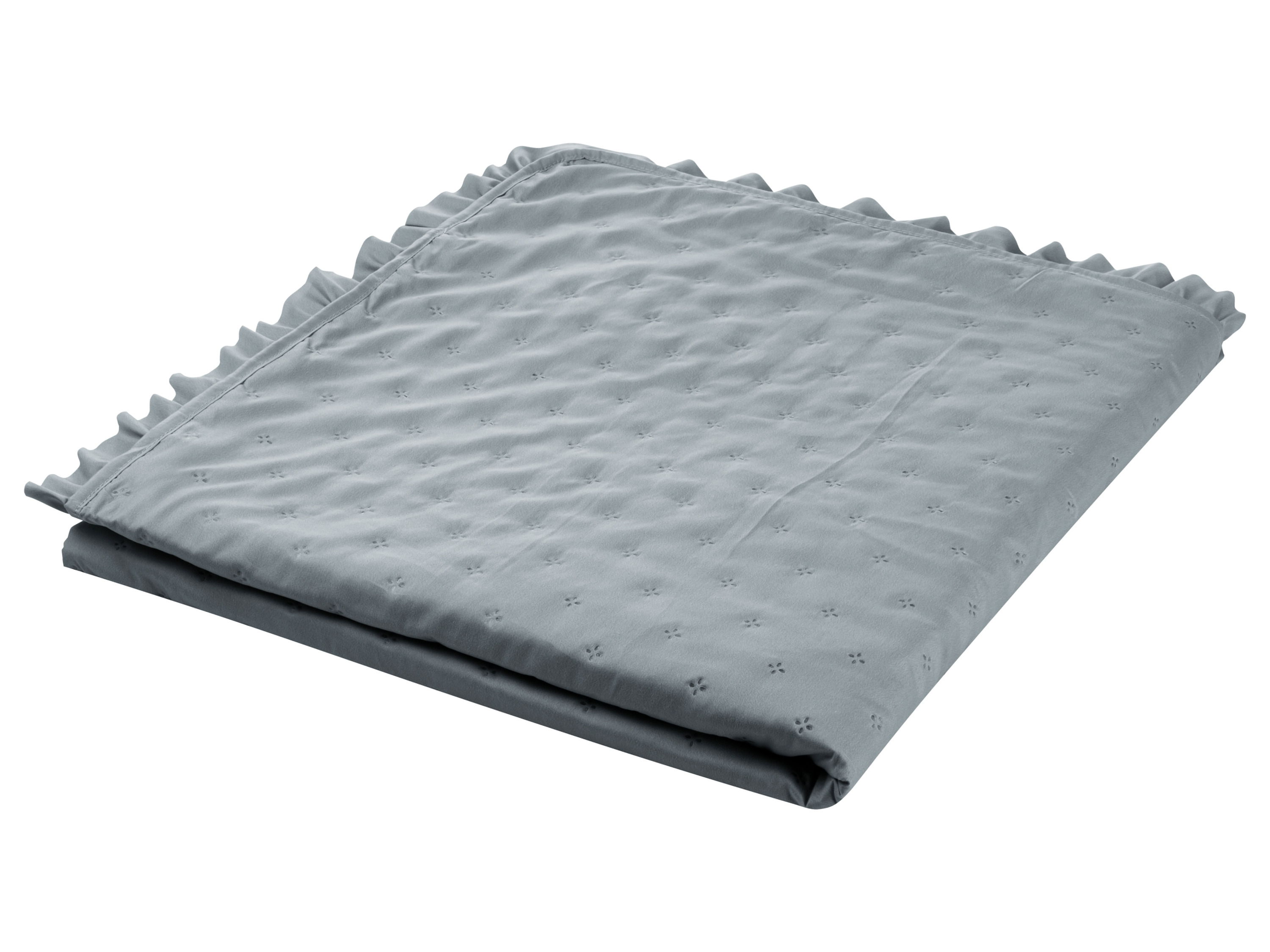 LIVARNO home Sprei met ruches (Grijs)