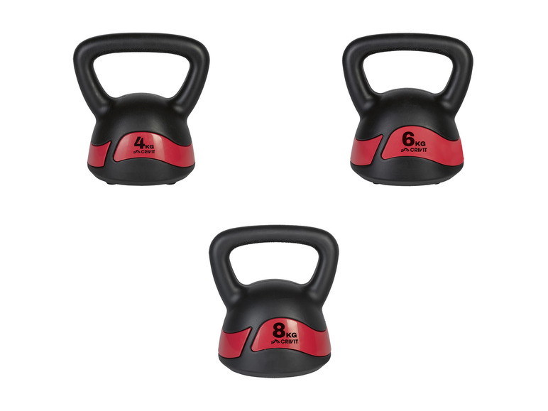 CRIVIT Kettlebell 4 / 6 / 8 kg