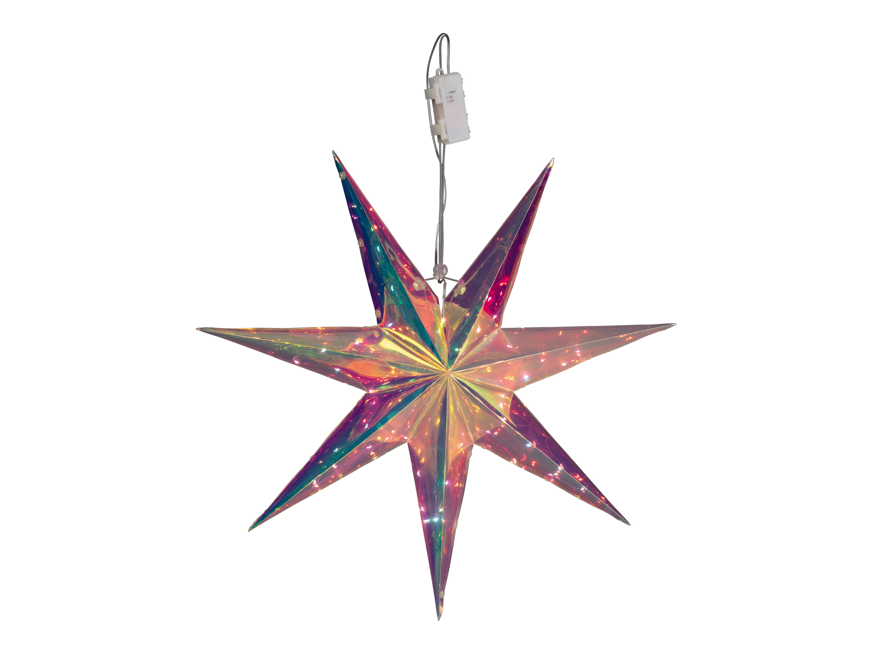 LIVARNO home Decoratieve LED-ster (Heptagram-ster)