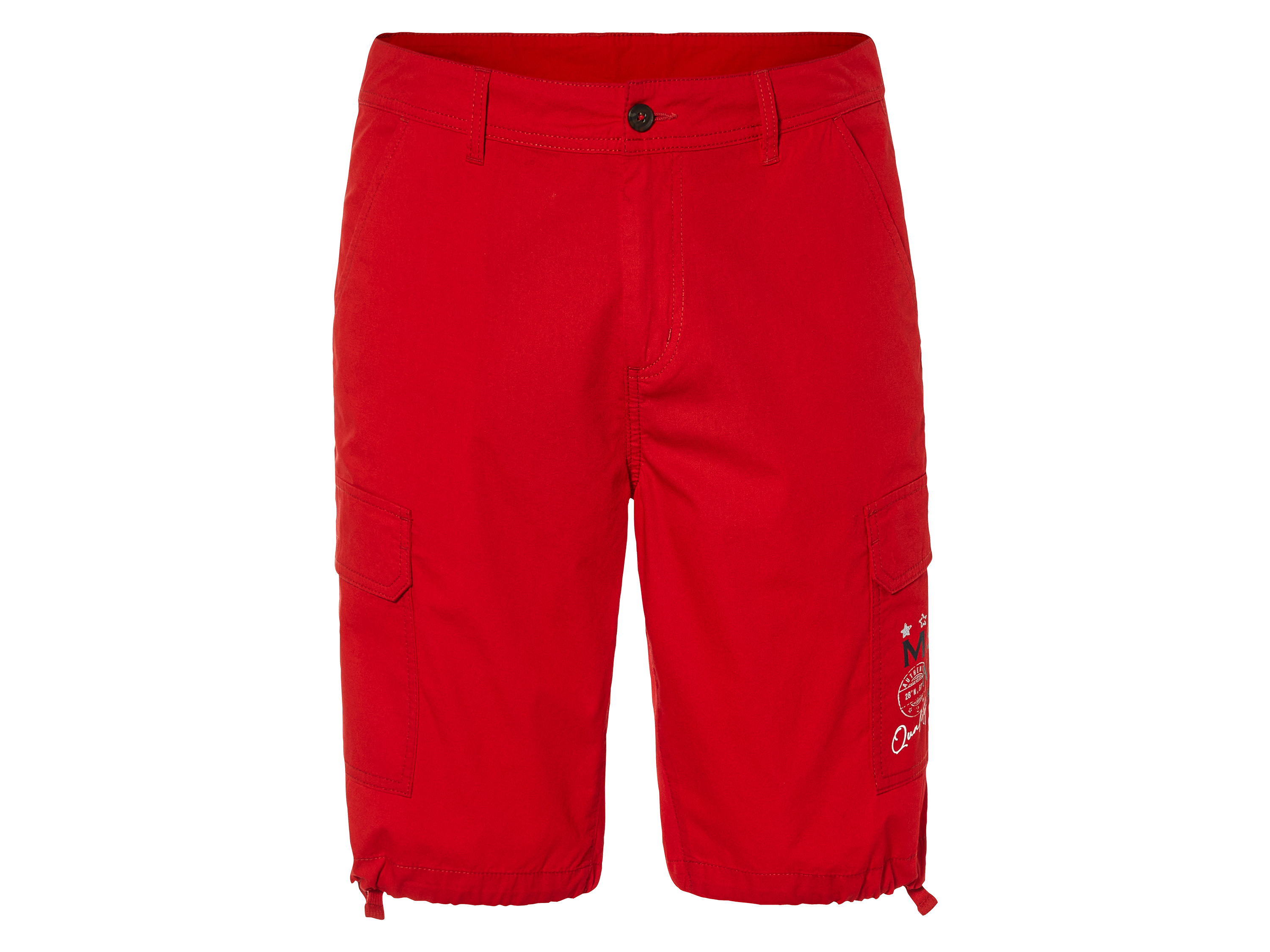 LIVERGY Heren korte broek (48, Rood)