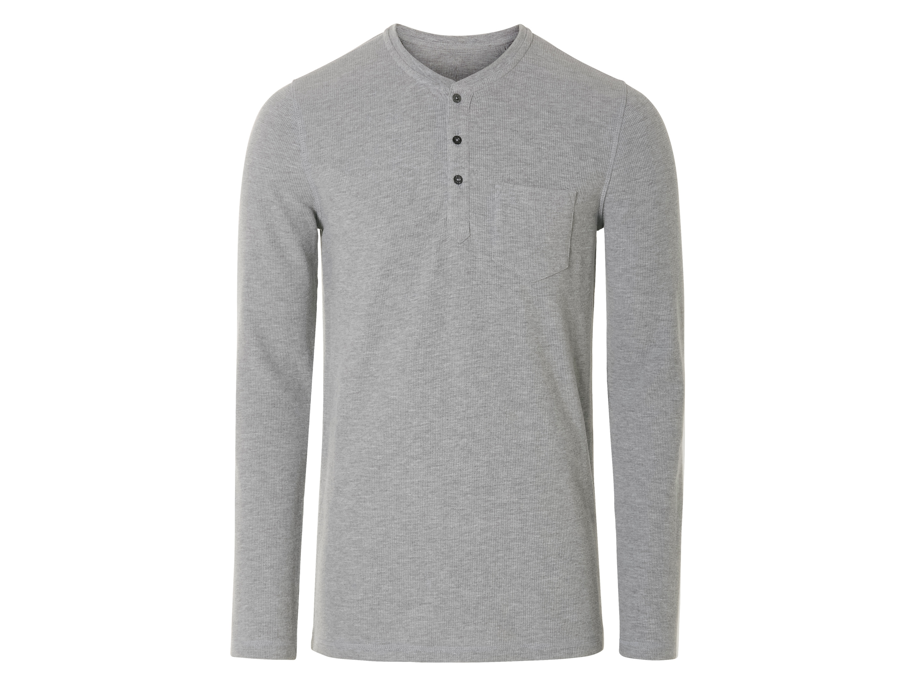 LIVERGY Herenshirt met lange mouwen (XXL (60/62), Grijs)