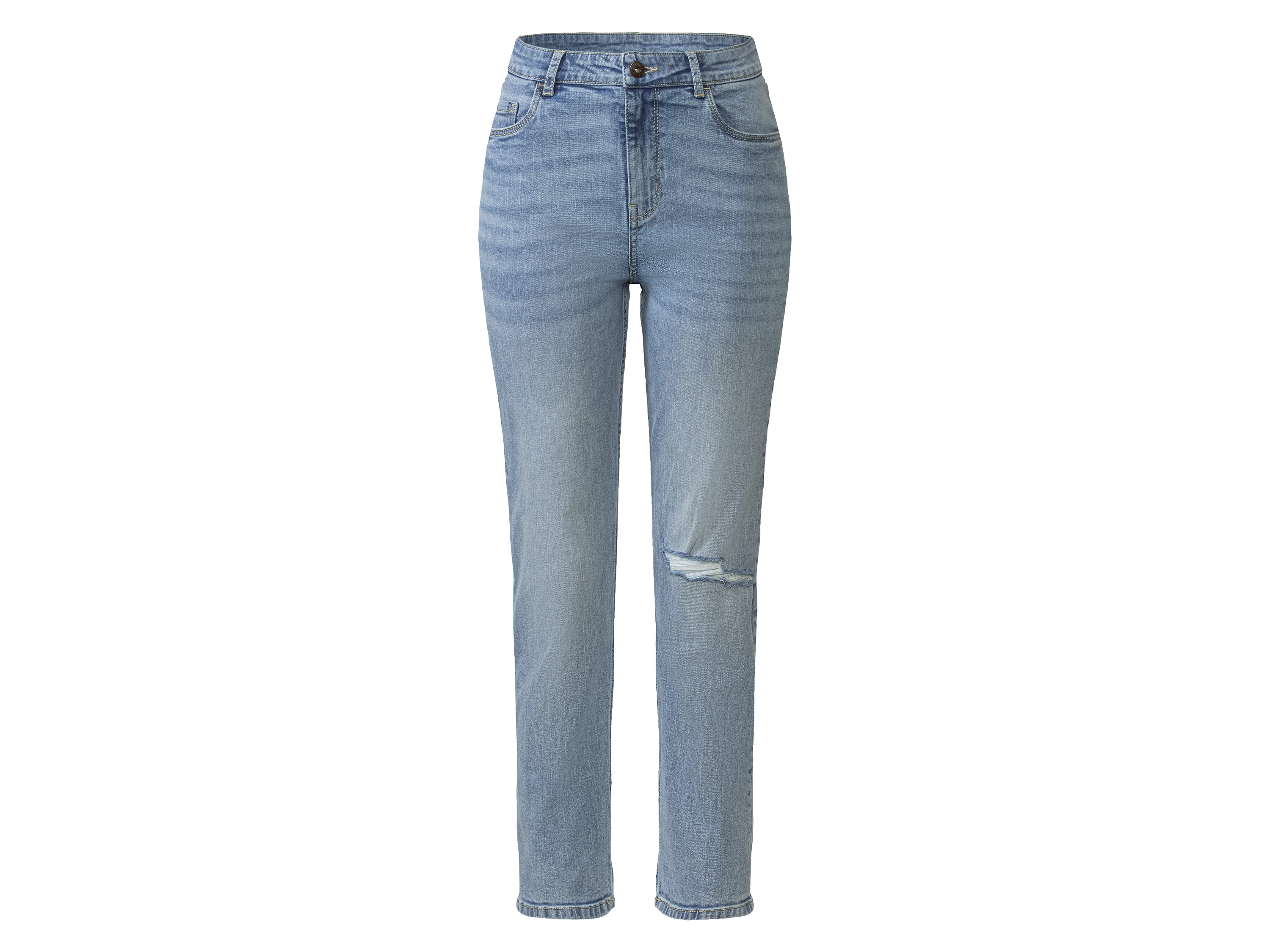 esmara Dames jeans - straight fit (Lichtblauw, 42/32)