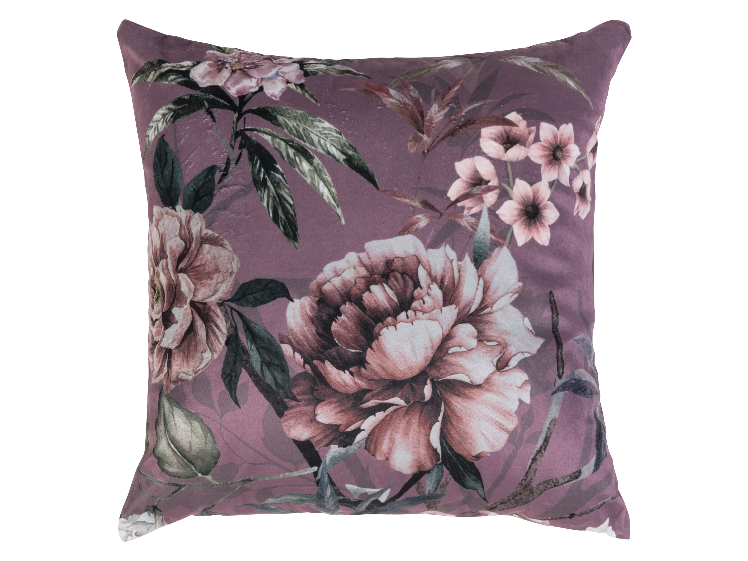 LIVARNO home Kussenhoes 40 x 40 cm (Bloemen roze)